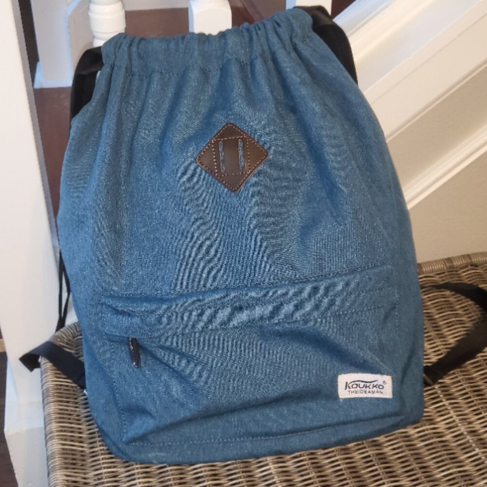 Cinch Drawstring Backpack Daily Travel Vacation Hiking Gym Workout